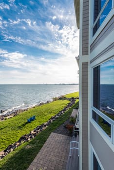 Luxury residential building on near the shore of Lake Superior