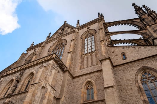 Impressive medieval Saint Barbara's Church, Kutna Hora, Czech Republic.