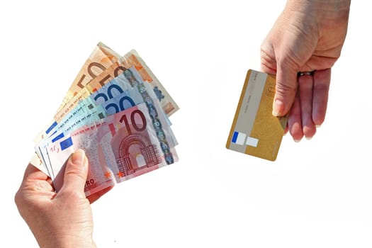 Payment in cash or by card