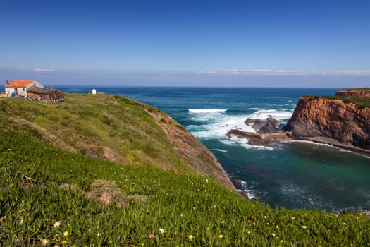 coast portugal , rota vicentina walking trail