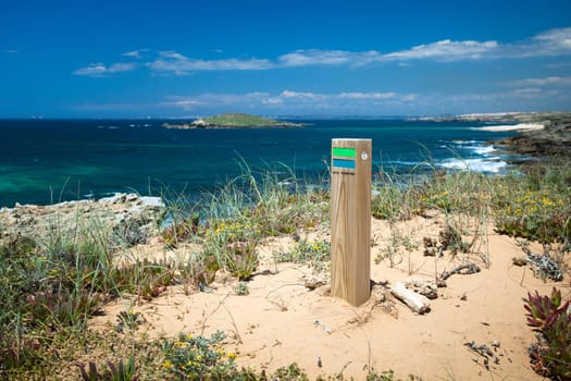 coast portugal , rota vicentina walking trail