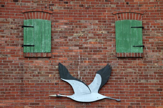 Facade decoration of the Ecological Station Winzlar