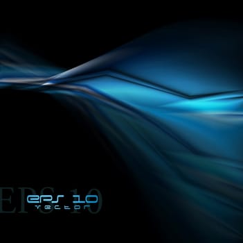 Bright abstract blue background. Vector illustration eps 10