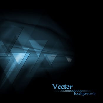 Dark modern technology background. Vector design eps 10