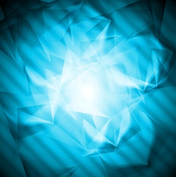 Dark blue technology vector background