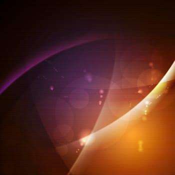 Abstract shiny waves vector background