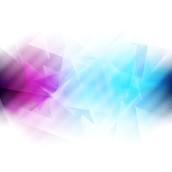 Colourful light tech shapes vector background