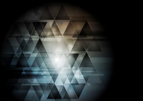 Creative technology dark abstraction. Vector design eps 10