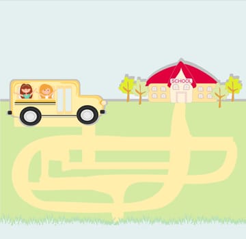 back to school - maze