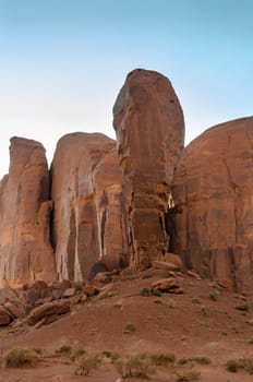 Monument Valley in Utah in the United States of America