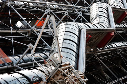 Centre Georges Pompidou in Paris. Museum of modern art