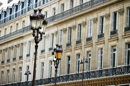 Original historic Parisian architecture