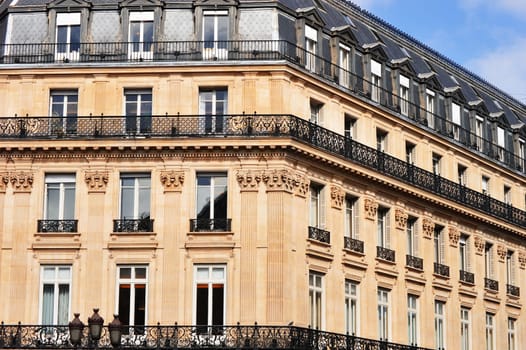 Original historic Parisian architecture