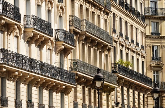 Original historic Parisian architecture