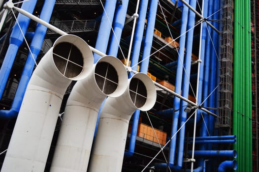 Centre Georges Pompidou in Paris. Museum of modern art
