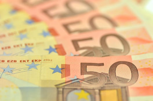 fifty euro banknotes