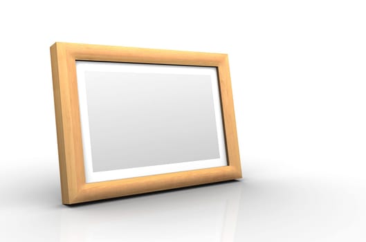 3D Wooden Photo Frame - Fir