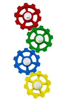 Colorful gear concept 2