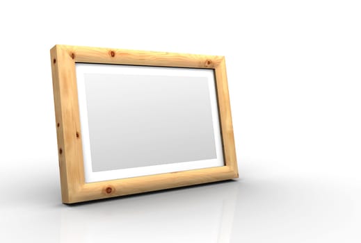 3D wooden picture frame - Swiss stone pine