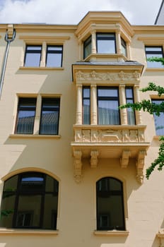 View of Kassel's Friedrichsstraße with its beautiful Art Nouveau facades.
