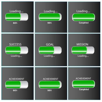 Loading Business Concept Set