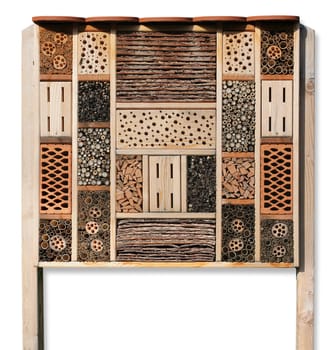 Insect house,insect refuge,isolated