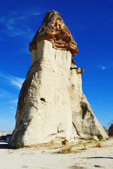 Rocks of Cappadocia in Central Anatolia, Turkey