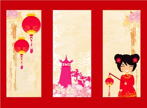 Chinese New Year cards and banners collection