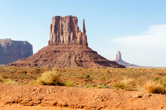 Monument Valley in Utah in America