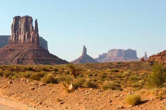 Monument Valley in Utah in America