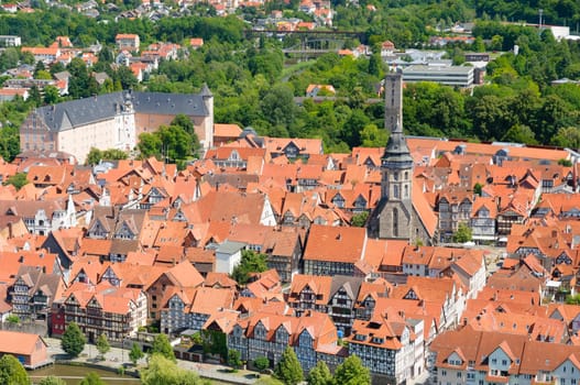 Hann. Münden,view of the old town