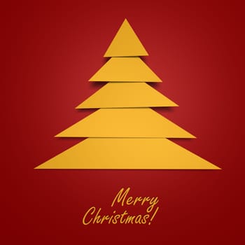 Christmas tree abstract