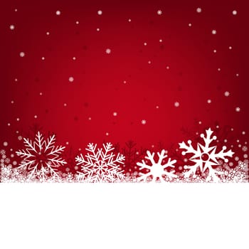 snow background on a winter theme