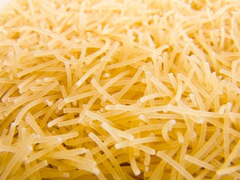 food background a pile of beautiful noodles
