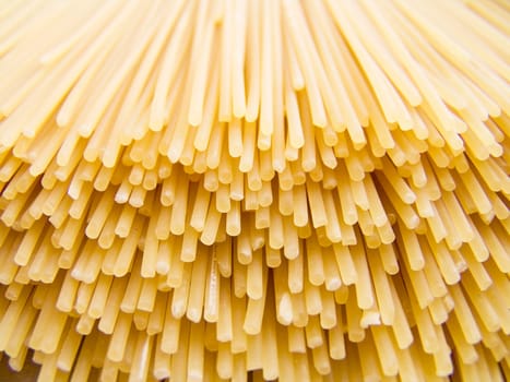 food background a pile of beautiful spaghetti