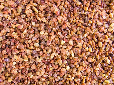 Agricultural background  a pile of beautiful raisin