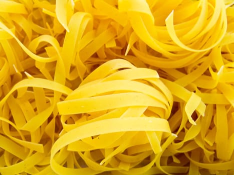 food background a pile of beautiful pasta