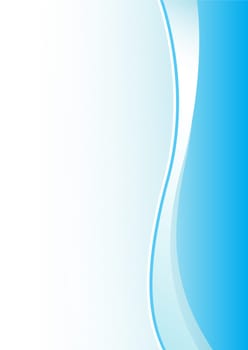 Simple abstract blue vertical background for design