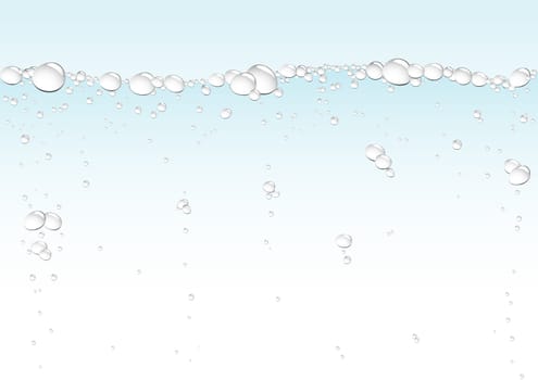 Simple drops blue background for design