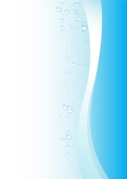 Simple drops blue background for design