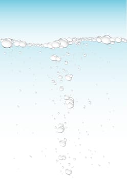 Simple drops blue background for design