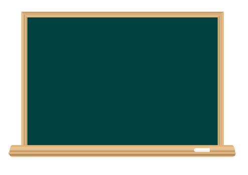 Empty school board for the writing a chalk