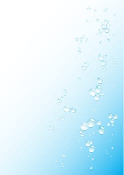 Simple drops blue background for design