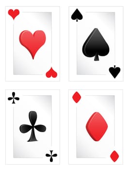Colours for playing cards poker