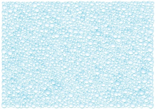 The blue drops condensation vector background