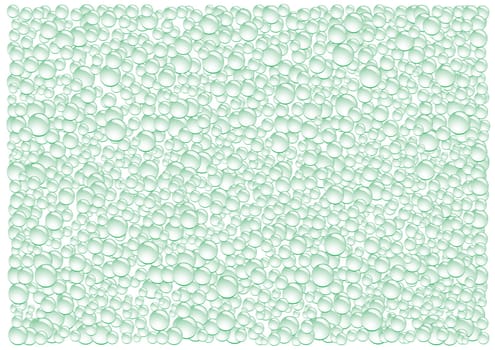 The green drops condensation vector background