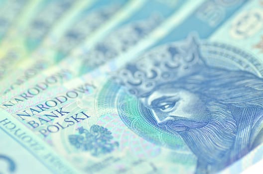 zloty banknotes from poland