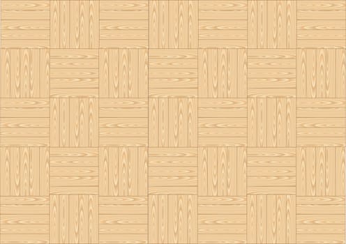 Wood floor parquets on the white background