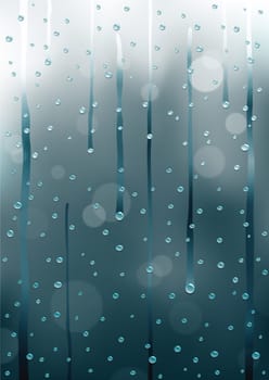 .Background with rain drops on the window