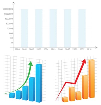 The financial schedule for business presentations on a white background
